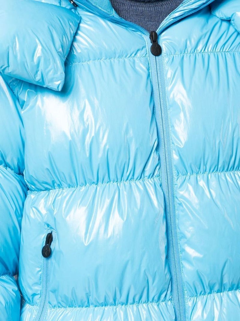 Blue January Hooded Down Jacket