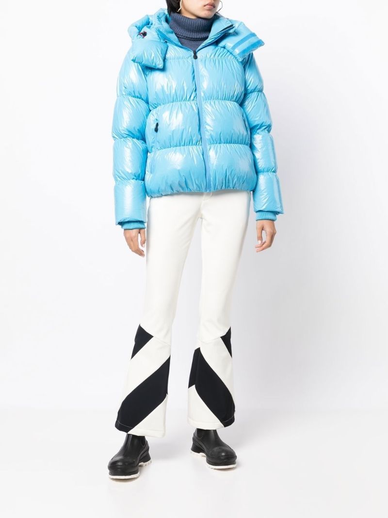 Blue January Hooded Down Jacket