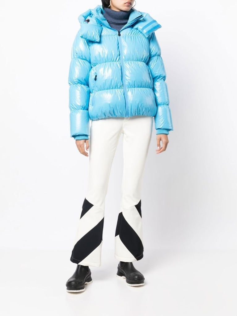Blue January Hooded Down Jacket