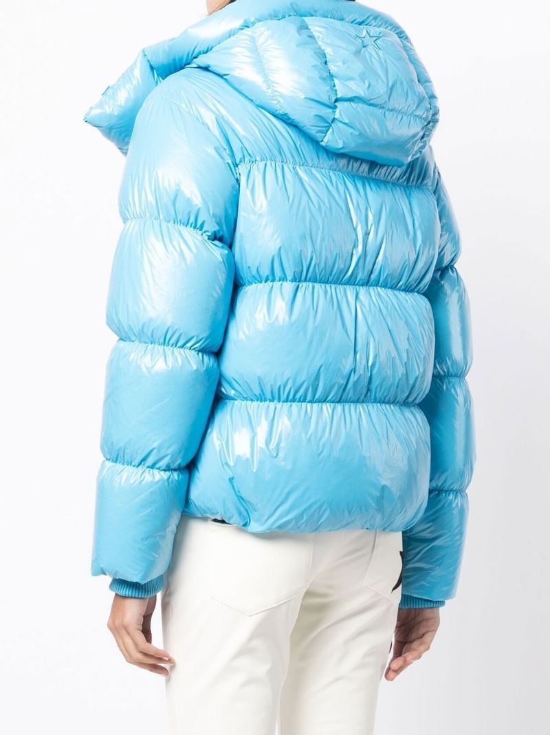 Blue January Hooded Down Jacket