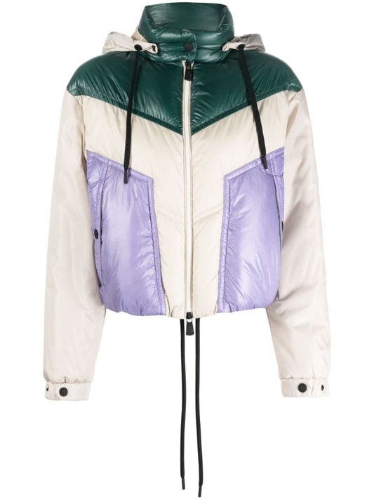 Neutral Ledi Colour Block Padded Jacket