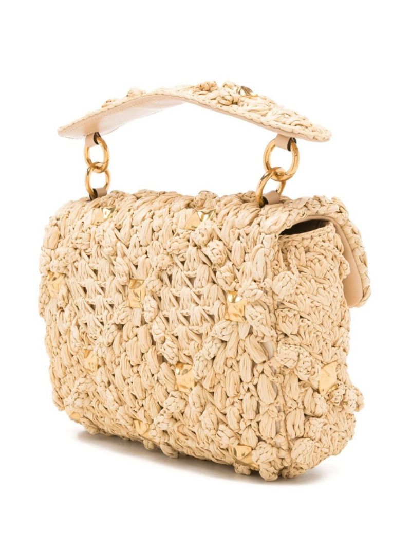 Neutral Bolsa AplicaÃ_x0083_Â§Ã_x0083_Â£o Raffia Shoulder Bag