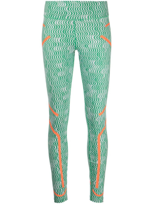 Green Truepurpose Printed Training Leggings
