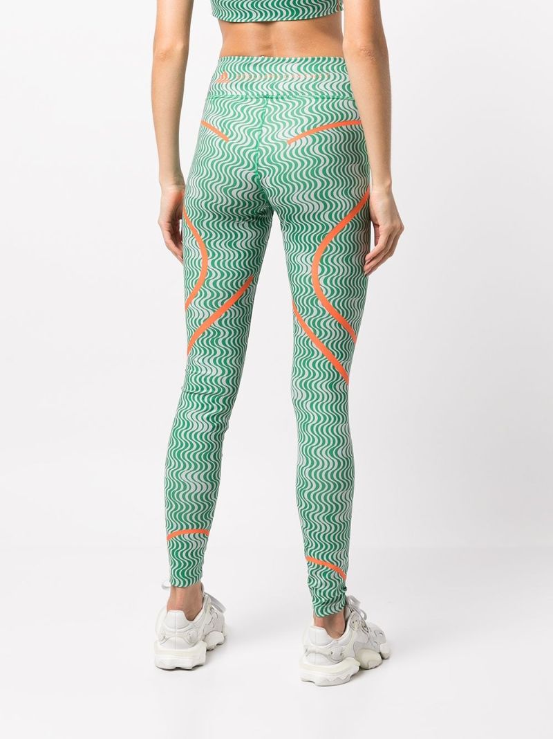 Green Truepurpose Printed Training Leggings