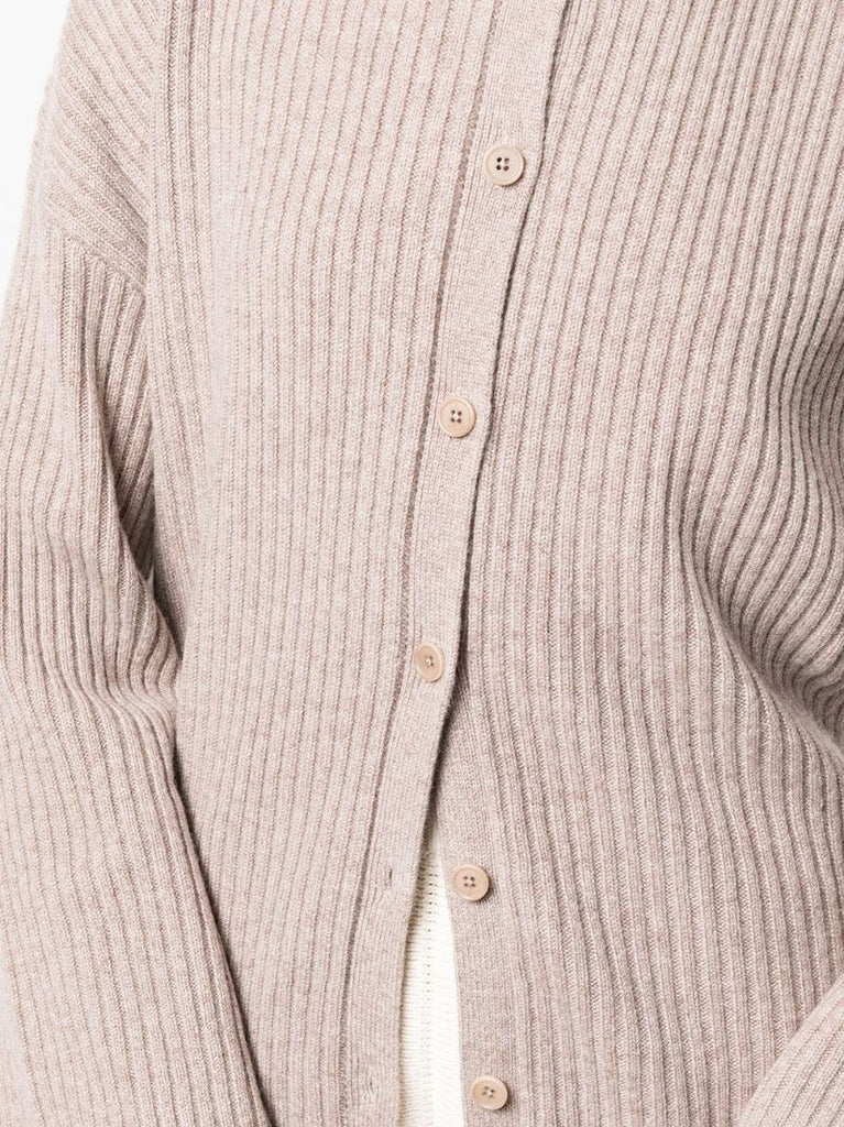Neutral Fantino Cashmere Cardigan