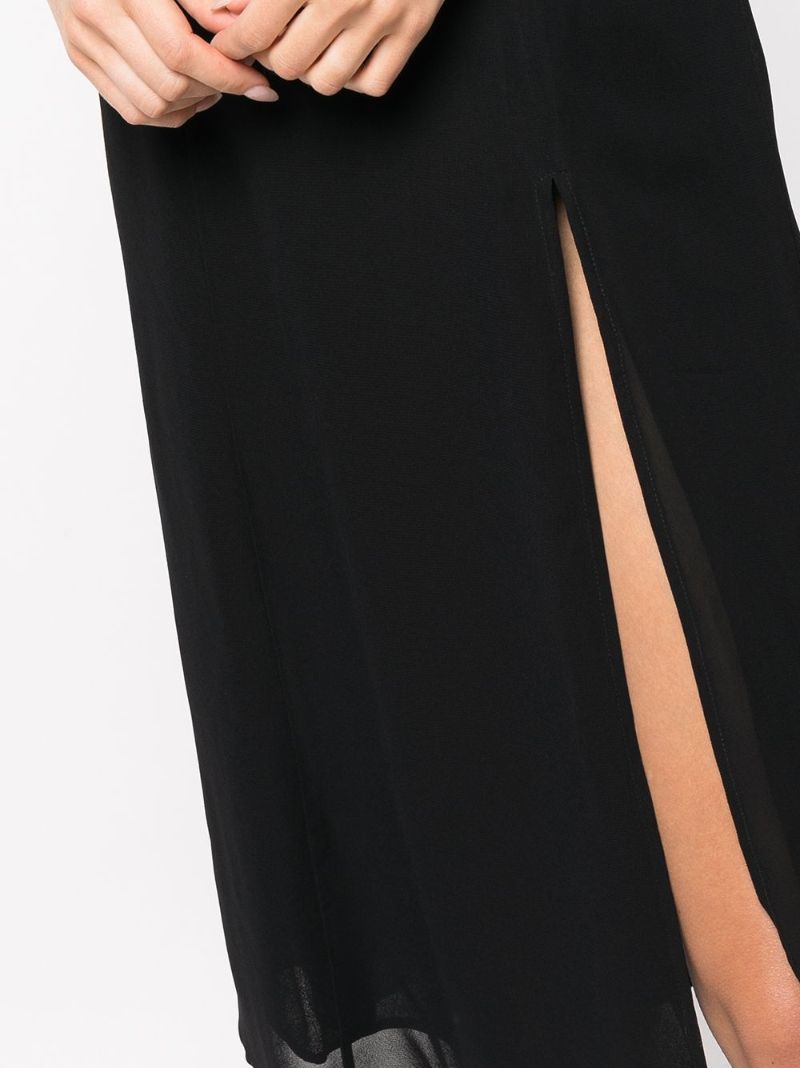 Black Juliette Midi Dress