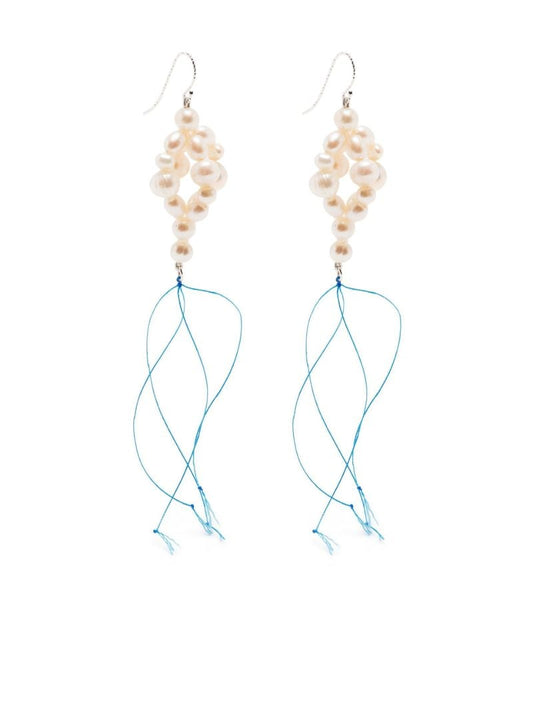 Sterling Silver Pearl Drop Earrings
