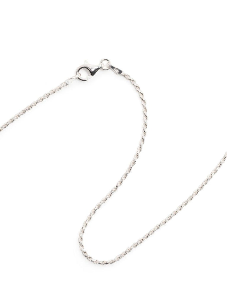 Sterling Silver Chloroplast Sapphire Necklace