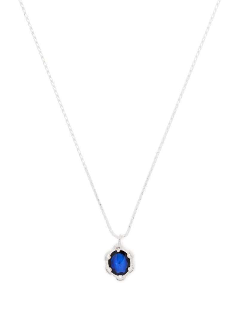 Sterling Silver Nature Knows Best Sapphire Necklace
