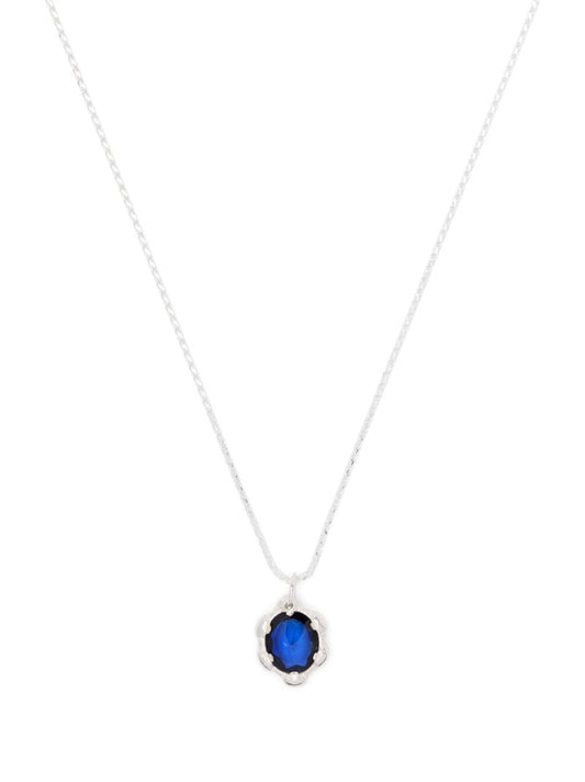 Sterling Silver Nature Knows Best Sapphire Necklace