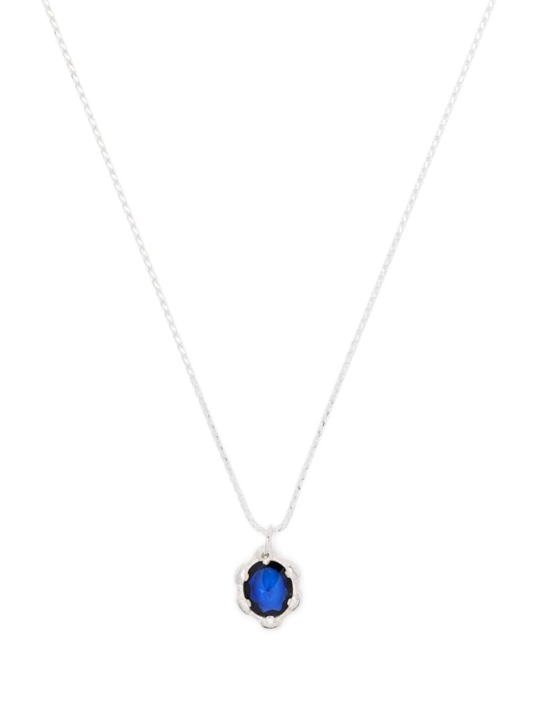 Sterling Silver Nature Knows Best Sapphire Necklace