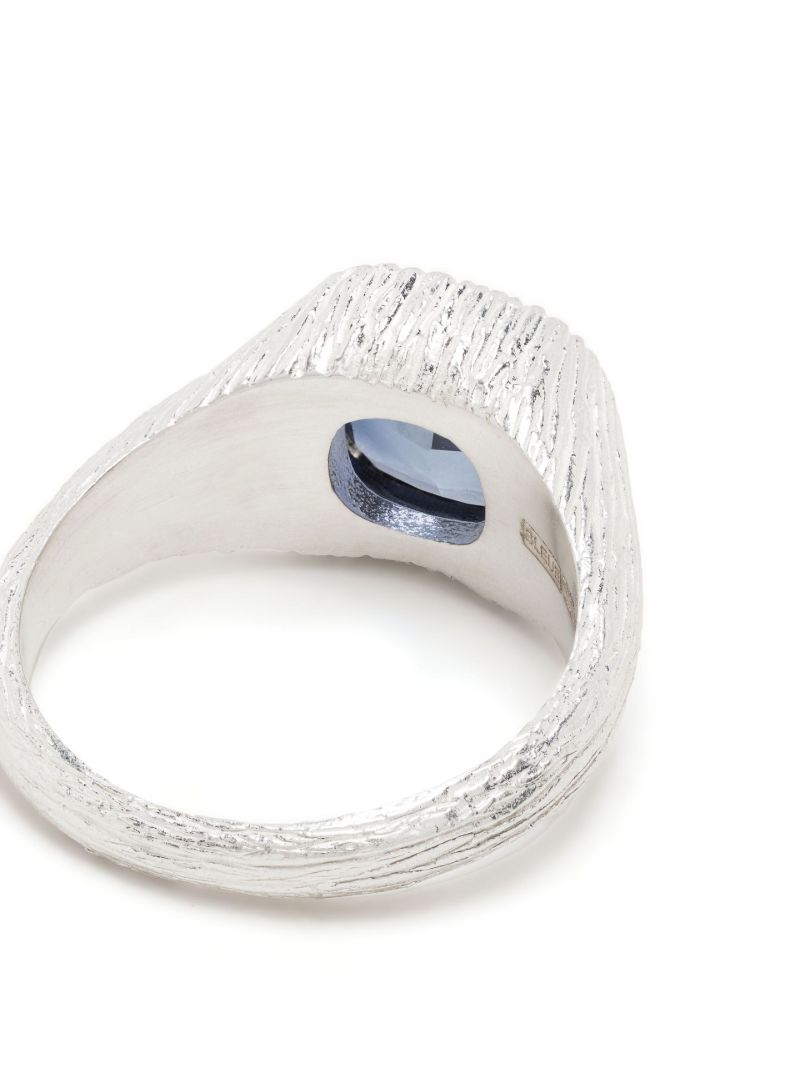 Sterling Silver Natures Smile Sapphire Ring