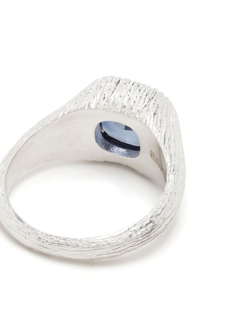 Sterling Silver Natures Smile Sapphire Ring