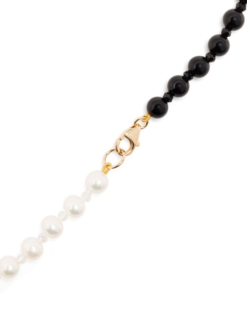 Multicolour Pendant Pearl Necklace