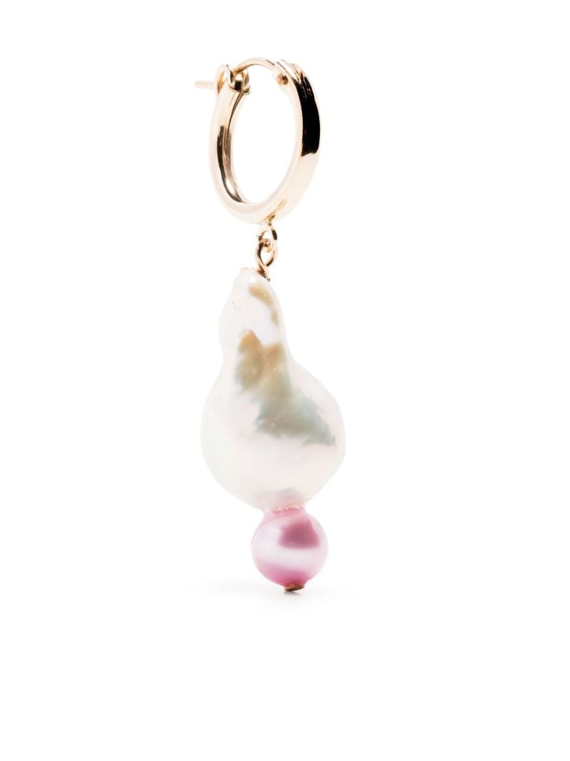 Gold-tone Pearl Drop Earring