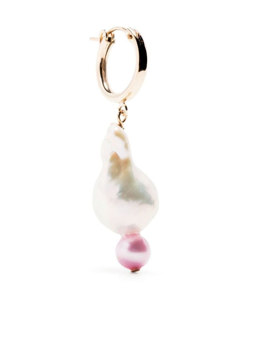 Gold-tone Pearl Drop Earring