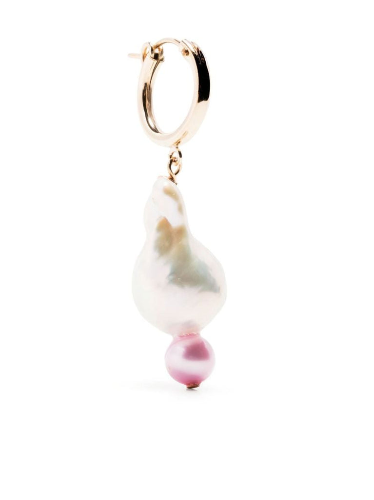 Gold-tone Pearl Drop Earring