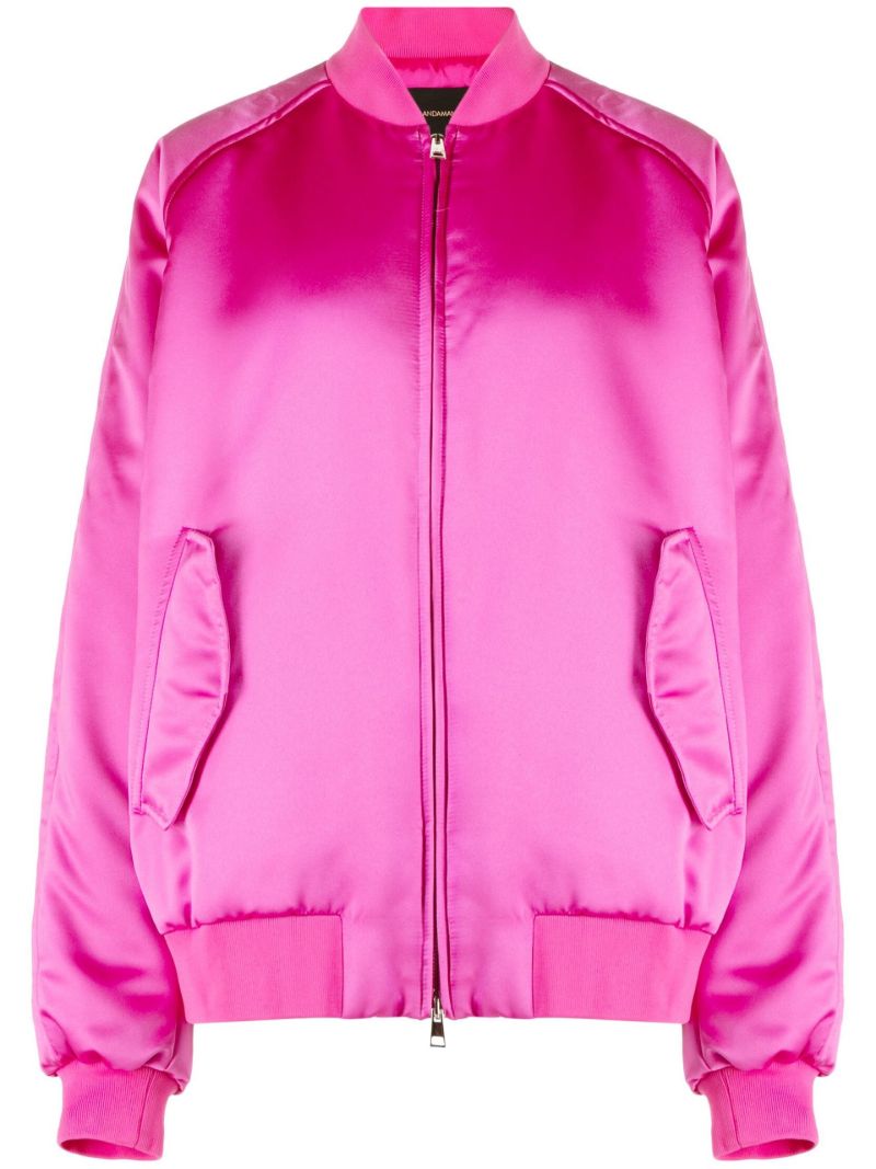 Pink Lupe Bomber Jacket