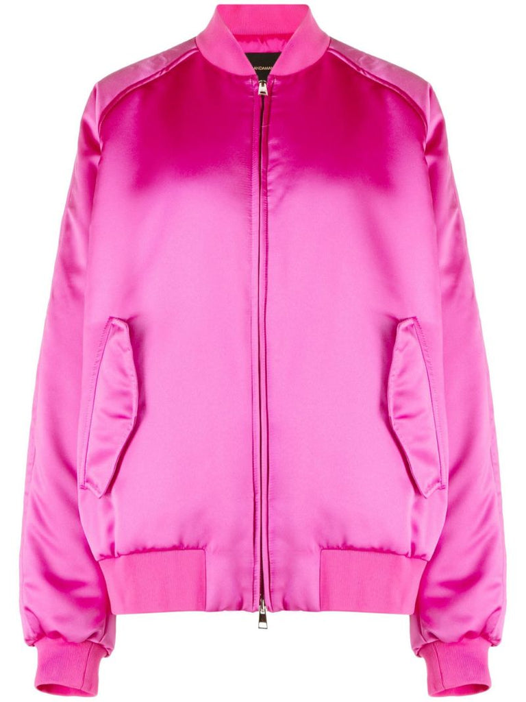 Pink Lupe Bomber Jacket