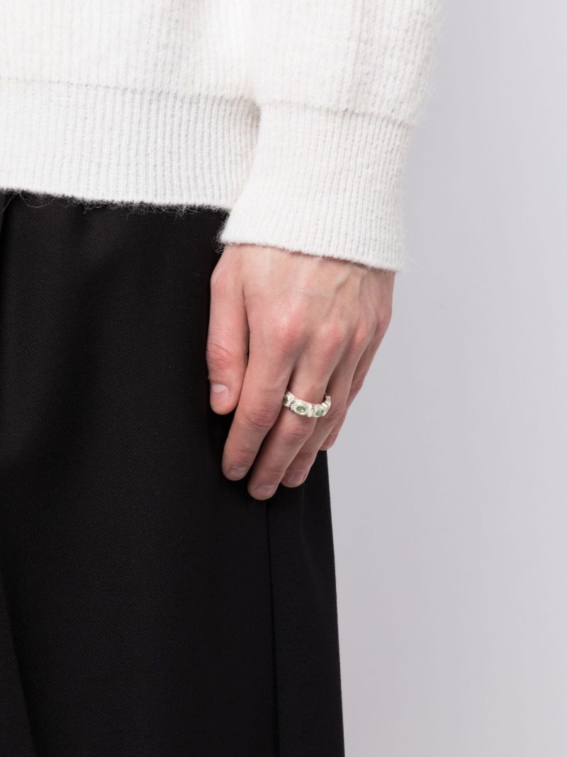 Sterling Silver Window Box Eternity Ring