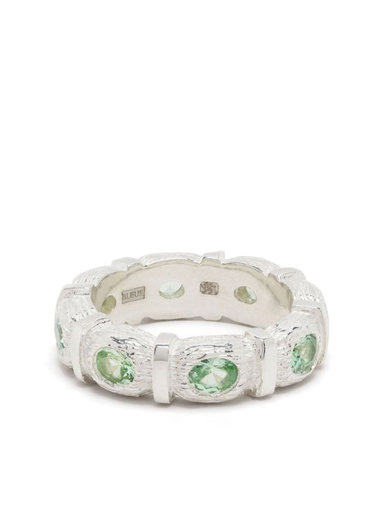 Sterling Silver Window Box Eternity Ring