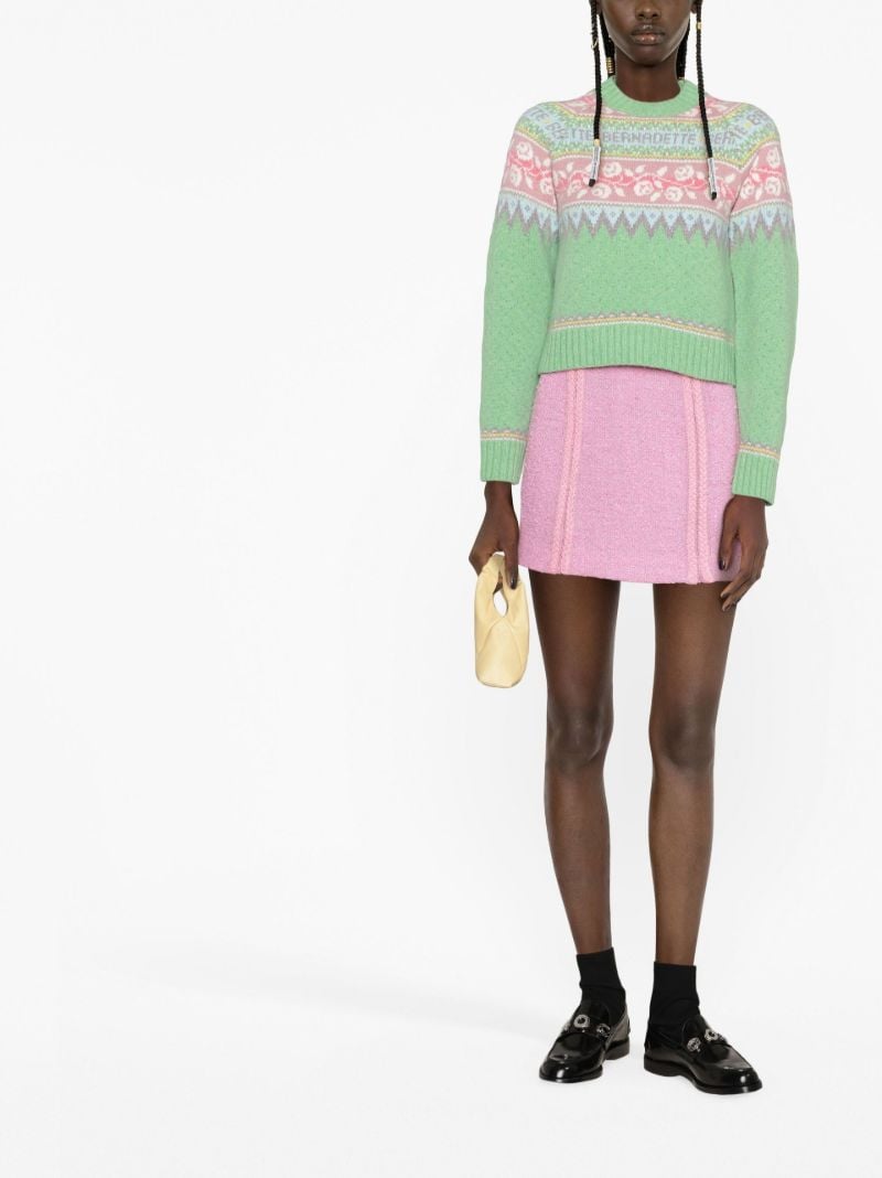 Green Fair Isle Wool Sweater