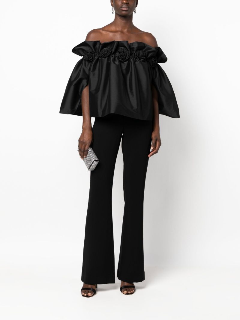 Black Tilly Off-the-shoulder Top