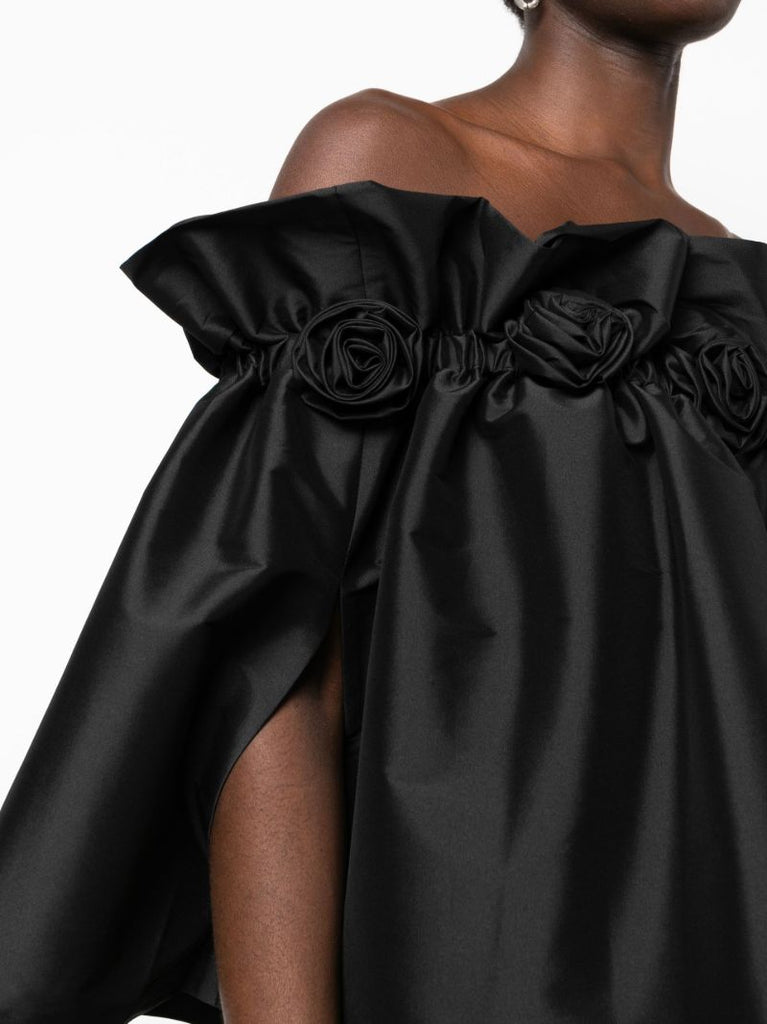 Black Tilly Off-the-shoulder Top