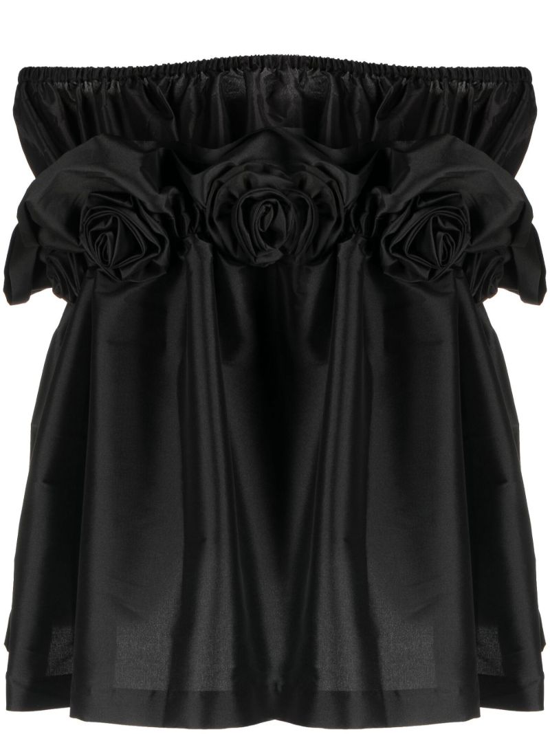 Black Tilly Off-the-shoulder Top