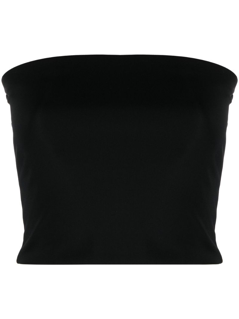 Black Gwen Strapless Top