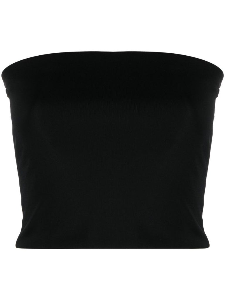 Black Gwen Strapless Top