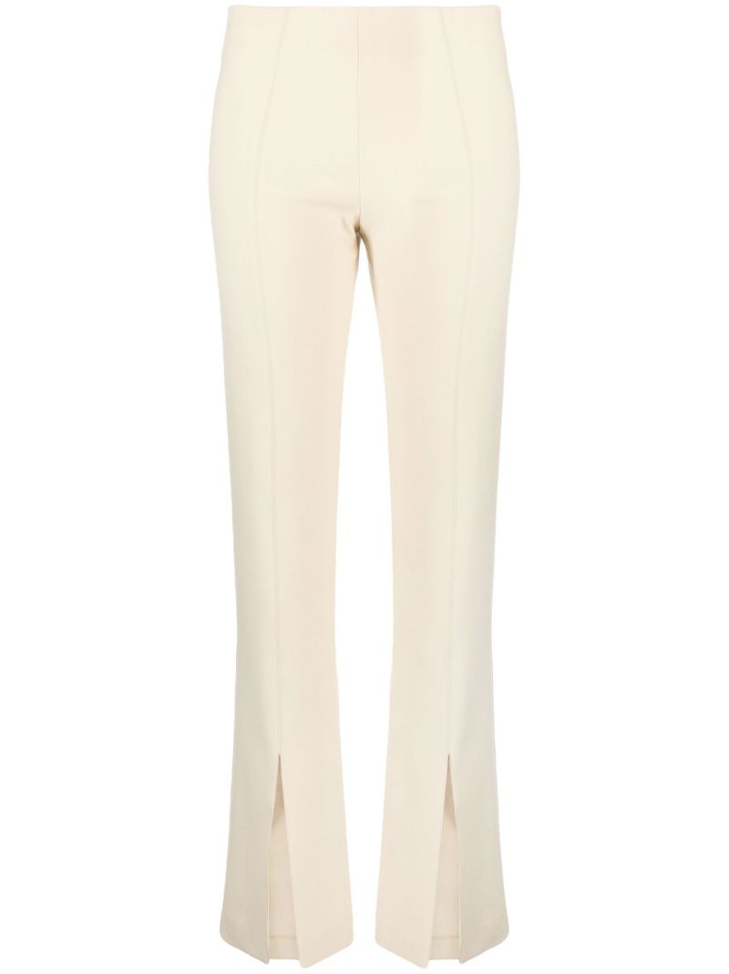 Neutral Slit Detail Slim Fit Trousers