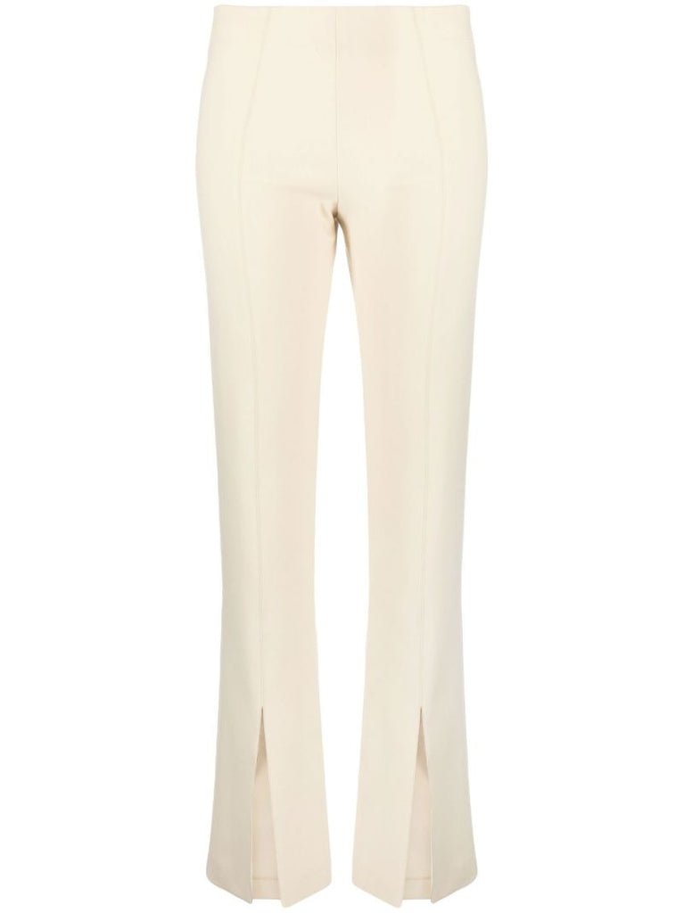 Neutral Slit Detail Slim Fit Trousers