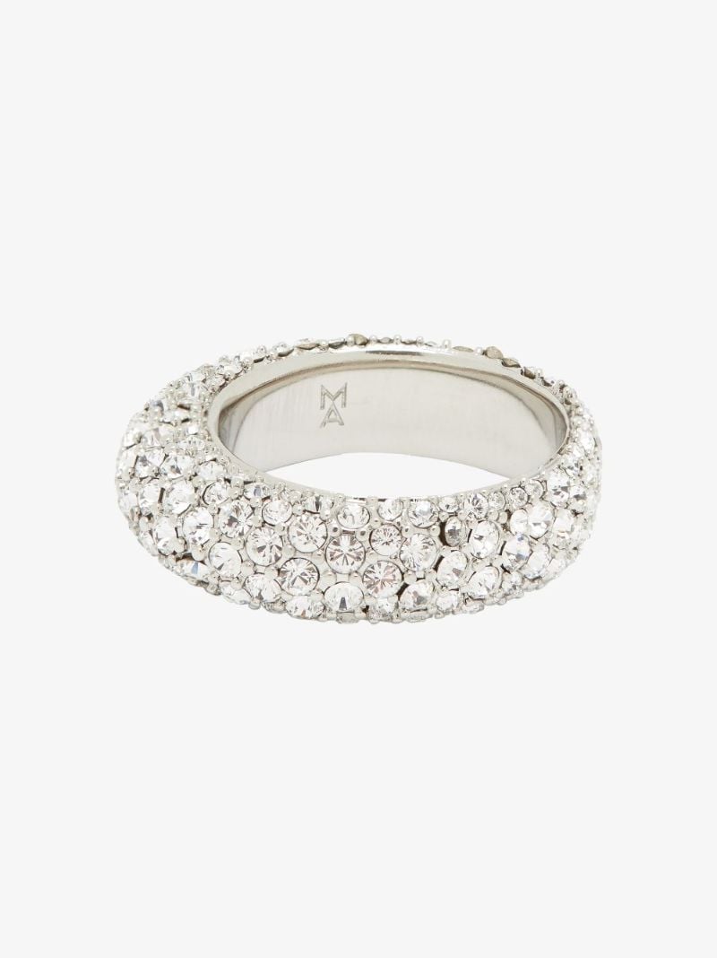 Silver-tone Cameron Crystal Ring