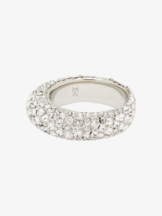 Silver-tone Cameron Crystal Ring