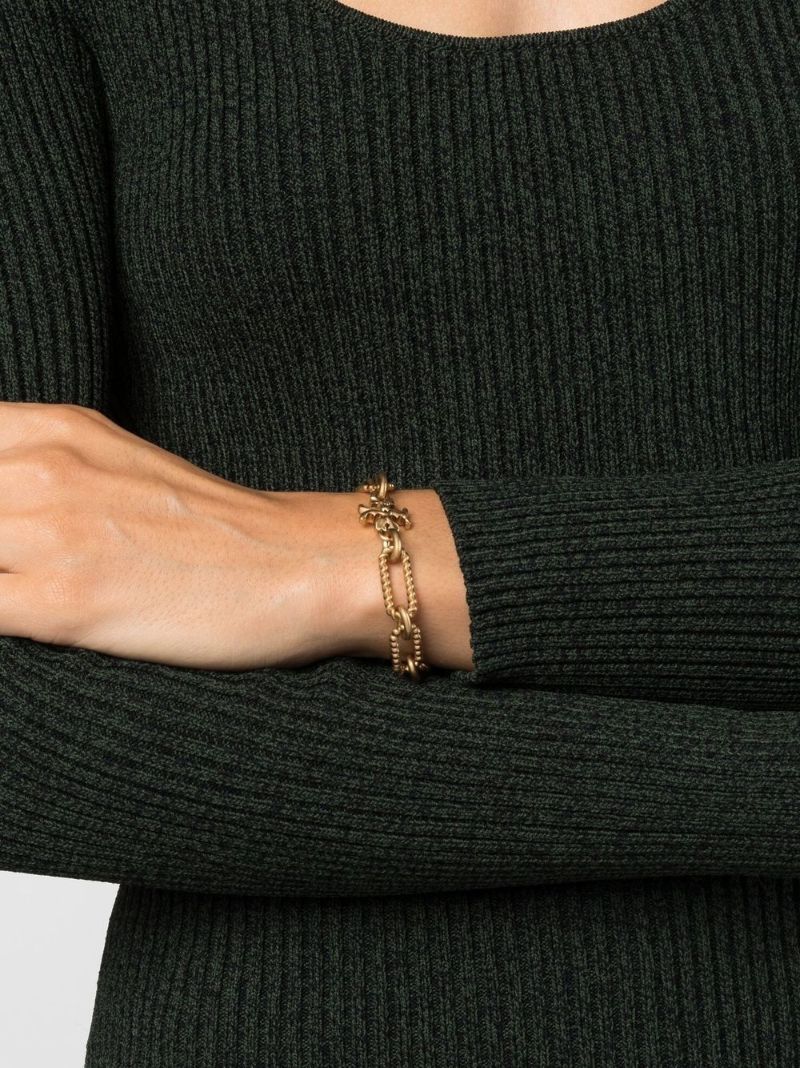 Gold-tone Roxanne Chain Rope Bracelet