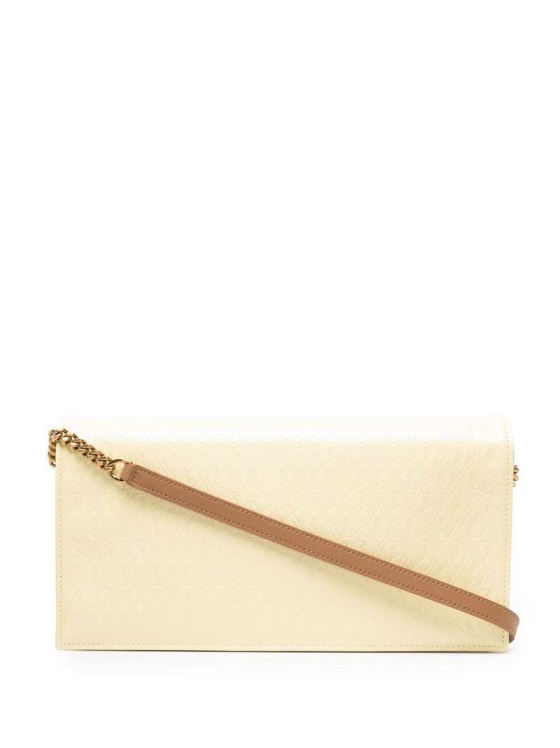 Yellow Le Monogramme 99 Leather Shoulder Bag