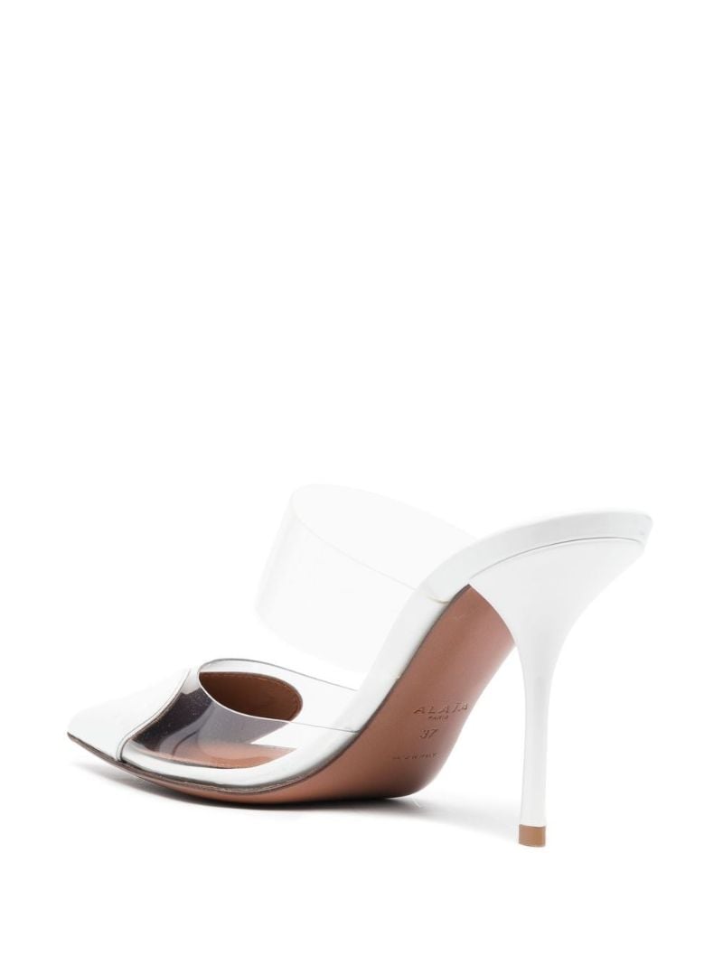 White CÃ_x0085_â_x0080__x009c_ur 110 Leather Mules