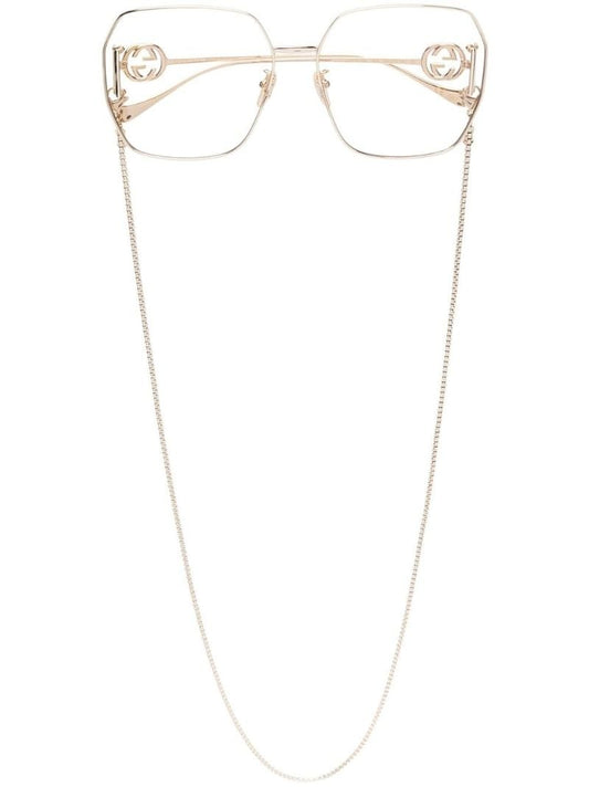 Gold-tone Neck-chain Glasses
