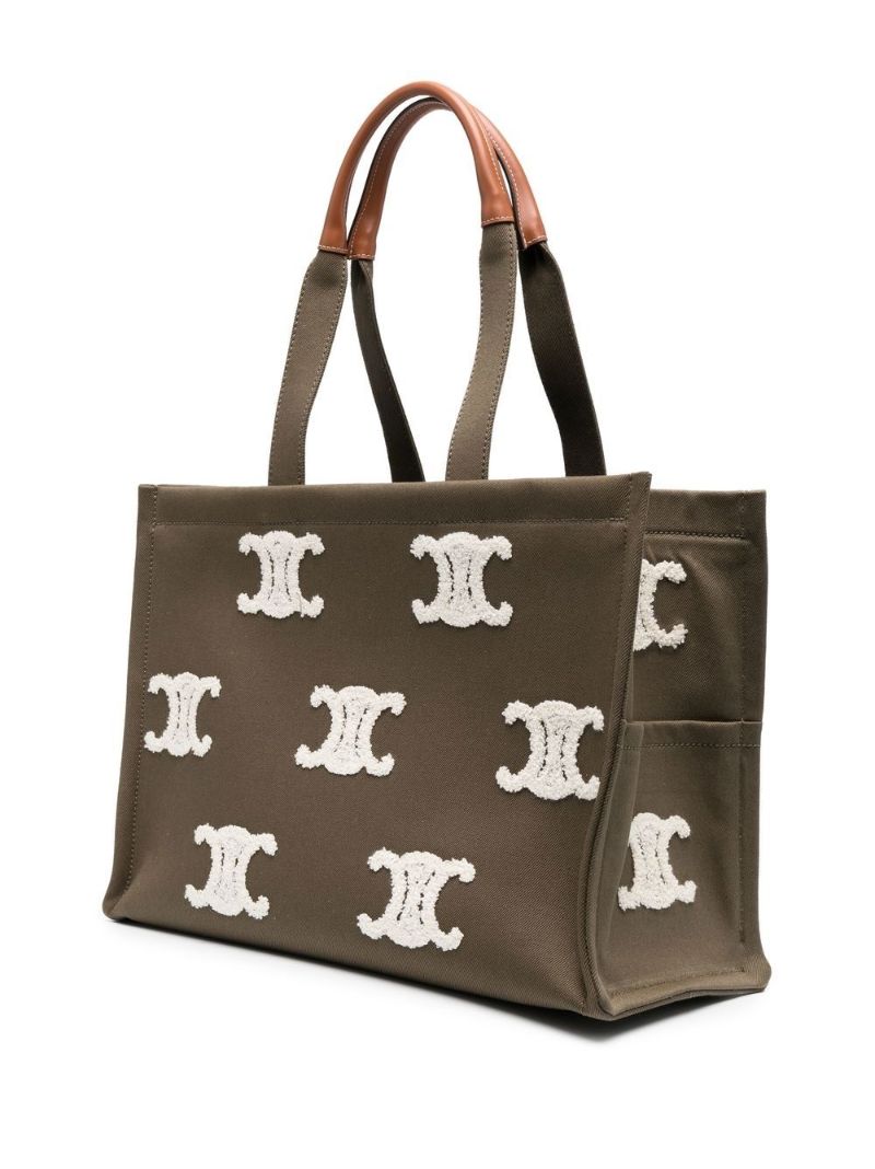 Green Cabas Large Tote Bag
