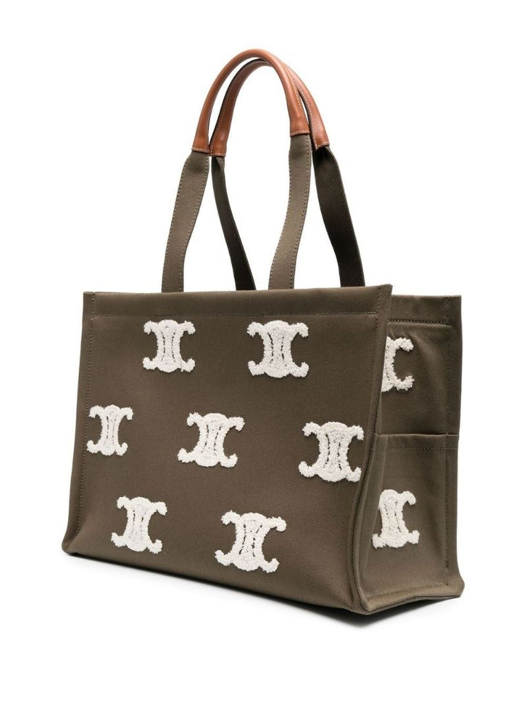 Green Cabas Large Tote Bag