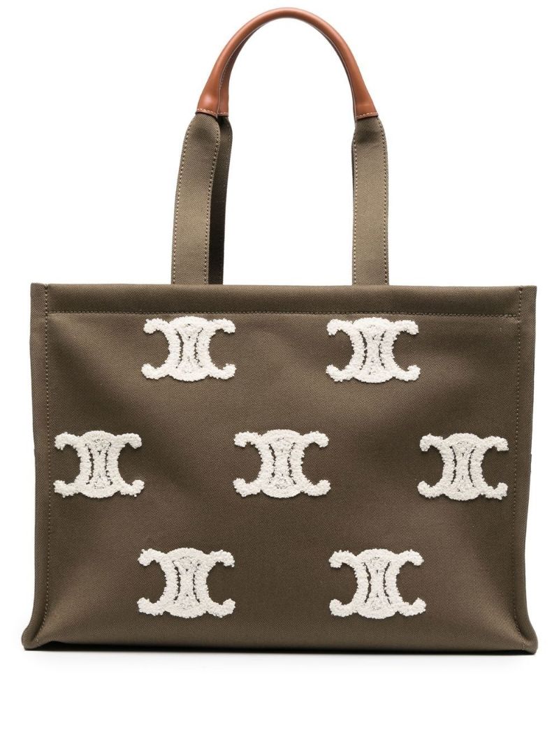Green Cabas Large Tote Bag