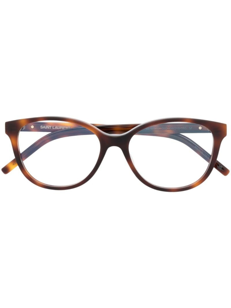 Brown Tortoiseshell Round Frame Glasses