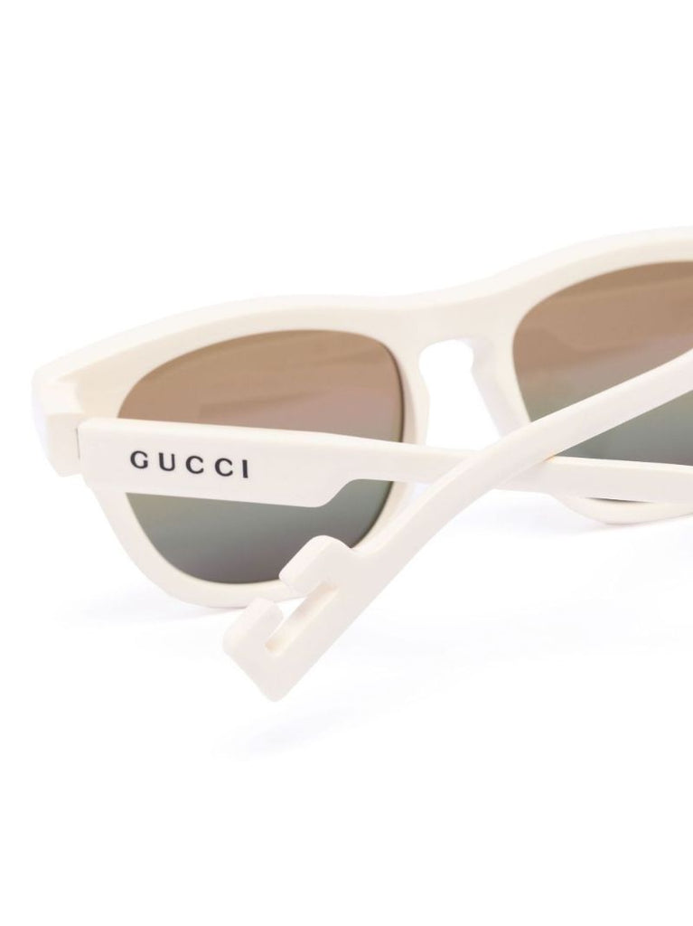 Neutral Mountain Square Sunglasses