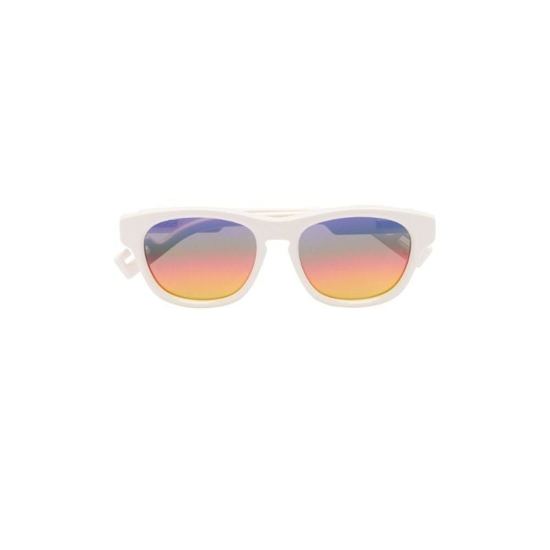 Neutral Mountain Square Sunglasses