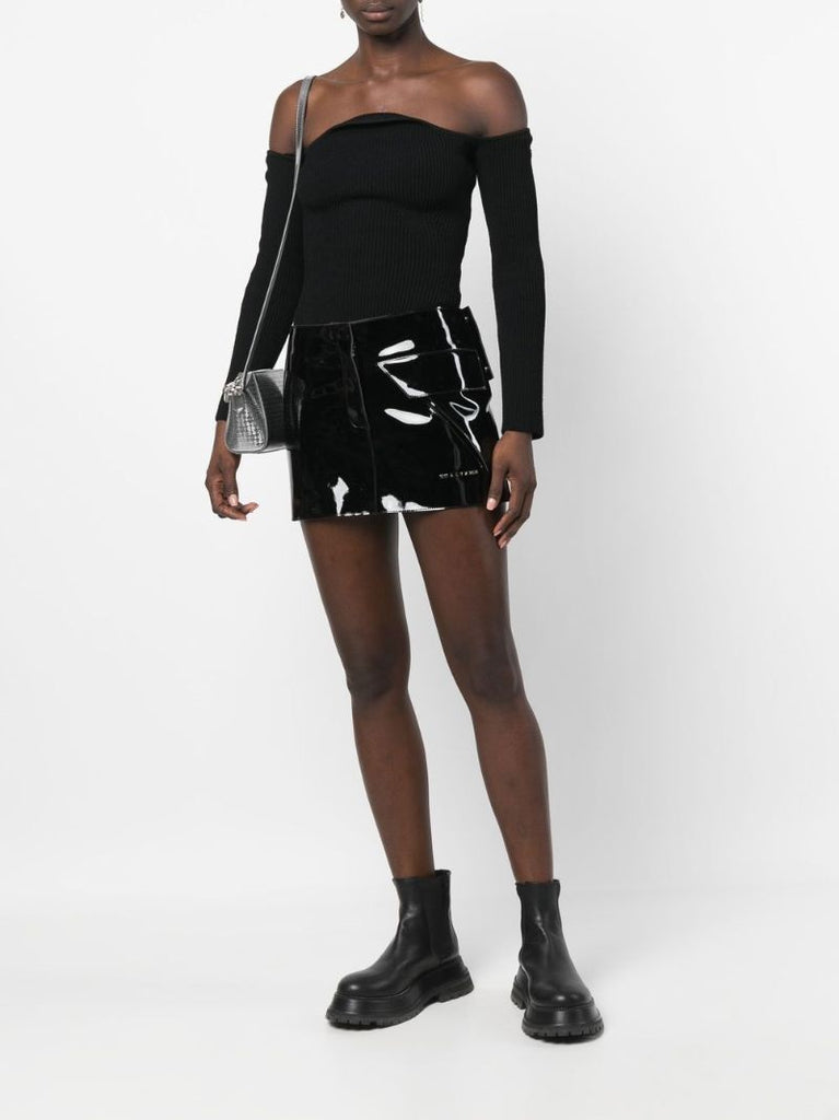 Logo Pvc Mini Skirt