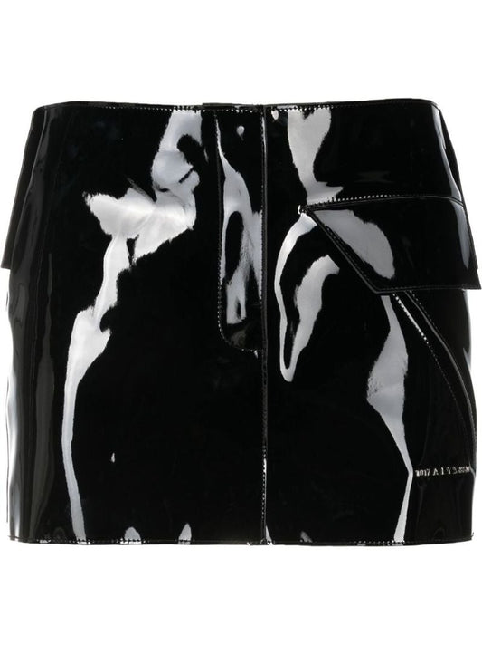 Logo Pvc Mini Skirt