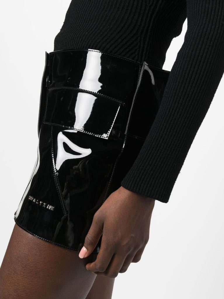 Logo Pvc Mini Skirt