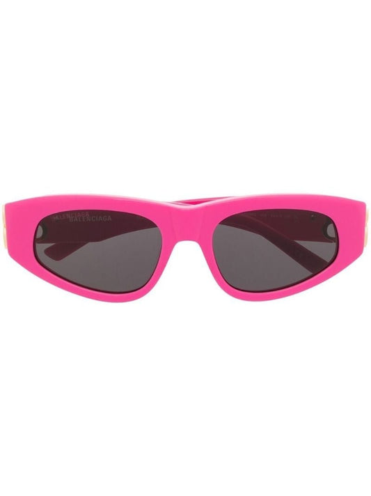 Pink Bb Rectangular Sunglasses