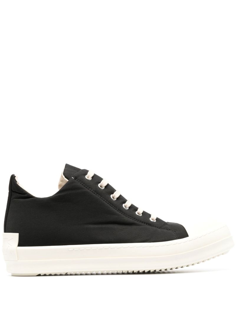 Black Mid-height Canvas Sneakers
